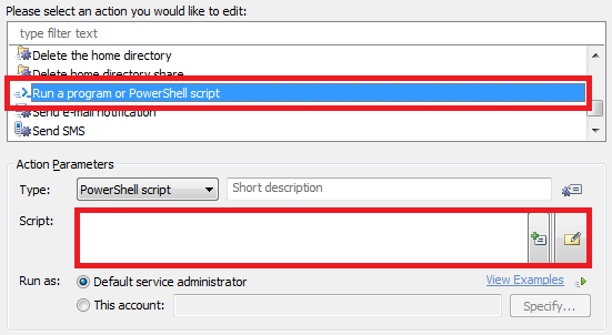 How to run Powershell scripts with a Service Account to access